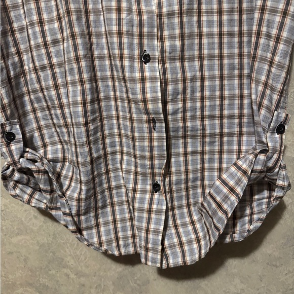 Abercrombie and fitch  Plaid button down collared top small - Picture 7 of 7